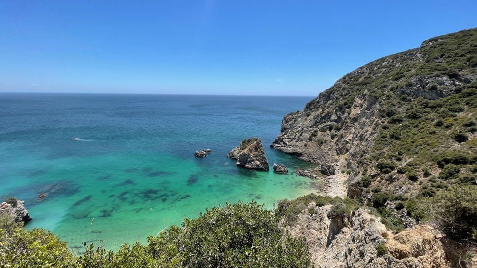 Serra da Arrábida e Sesimbra antes de agosto